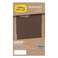 OtterBox Coque en cuir de cactus Symmetry MagSafe iPhone 16 Pro Max - Rich Adobe Brown