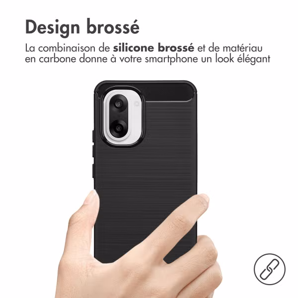 imoshion Coque Brushed OnePlus Nord CE5 - Noir