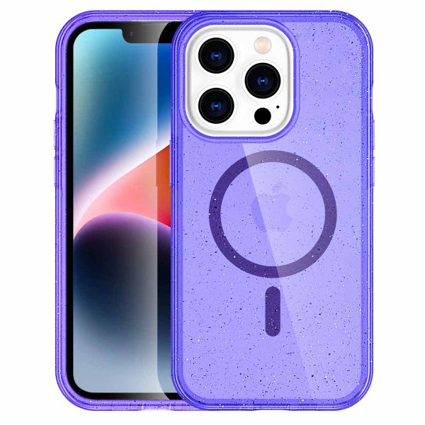 imoshion Coque Sparkle avec MagSafe iPhone 14 Pro Max - Violet