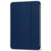 Decoded Textured Sillicon Slim Cover Apple iPad 11 (2025) 11 pouces A16 / iPad 10 (2022) 10.9 pouces - Navy Peony