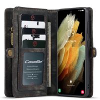 CaseMe Etui de téléphone de luxe en cuir 2 en 1 Samsung Galaxy S21