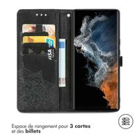 imoshion Etui de télephone Mandala Samsung Galaxy S23 Ultra - Noir