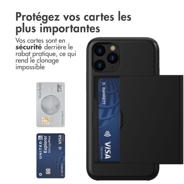 imoshion Coque arrière avec porte-cartes Apple iPhone 11 Pro - Noir