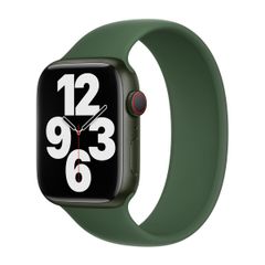 Apple Bracelet Boucle unique en Silicone Apple Watch | 44/45/46/49 mm - Taille 6 - Clover