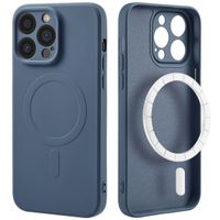 imoshion Coque Couleur avec MagSafe Apple iPhone 14 Pro Max - Bleu foncé