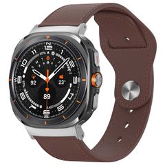 imoshion Bracelet en cuir Samsung Galaxy Watch Ultra (2024/2025) - Marron foncé