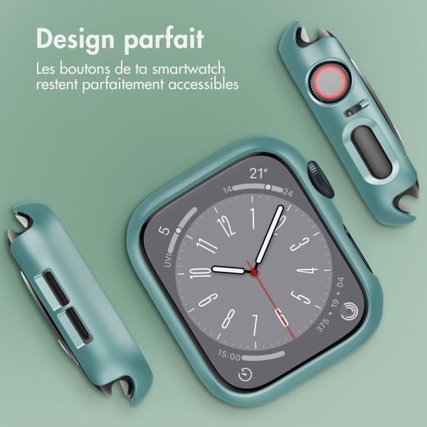 imoshion Coque rigide à couverture complète Apple Watch Series 4 / 5 / 6 / SE - 40 mm - Vert foncé