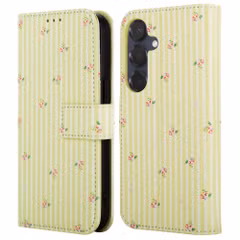 imoshion Étui de télephone portefeuille Design Samsung Galaxy S25 - Garden Stripes