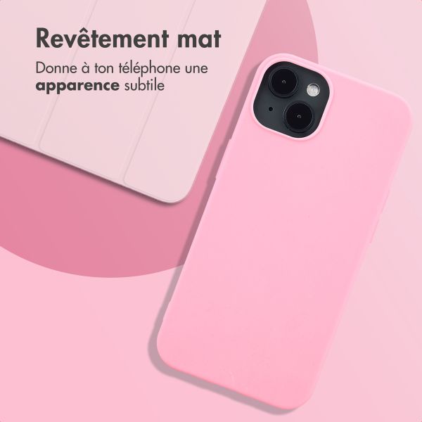imoshion Coque Couleur Apple iPhone 13 - Bubblegum Pink
