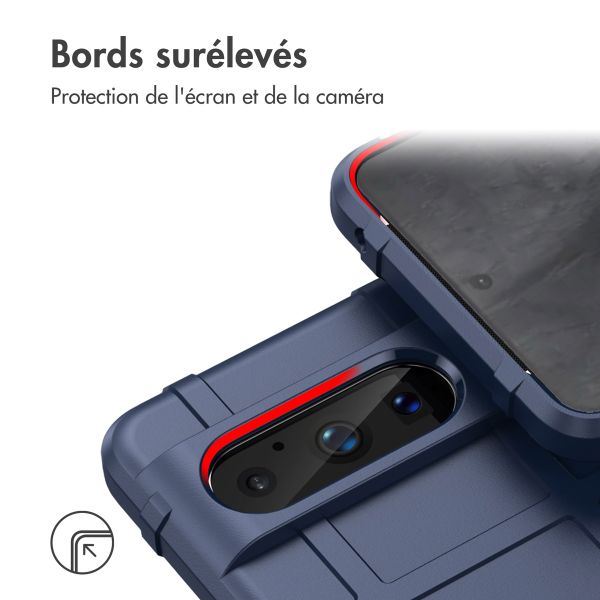 imoshion Coque Arrière Rugged Shield Google Pixel 8 Pro - Bleu foncé