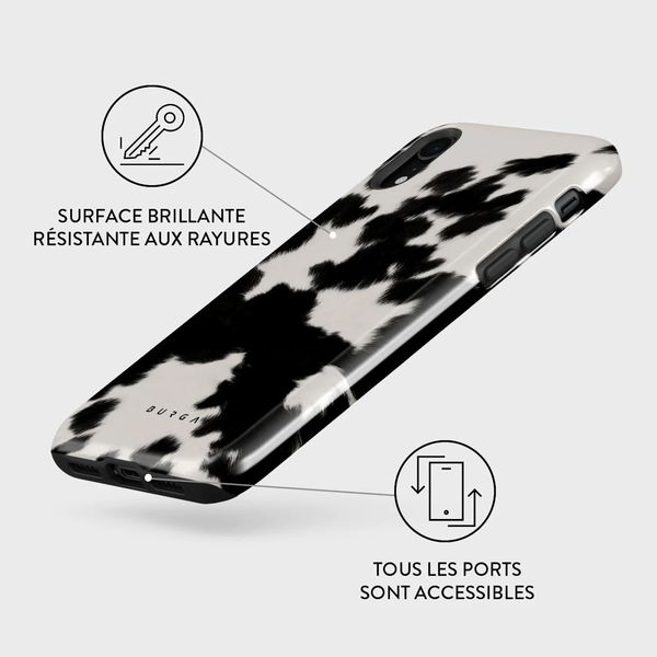 Burga Coque arrière Tough iPhone Xr - Achromatic