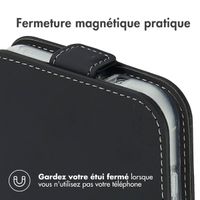 Accezz Étui à rabat Samsung Galaxy S24 FE - Noir