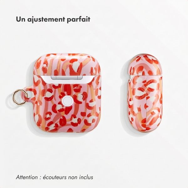 Selencia Coque Vivid  Apple Airpods 1 / 2 - Wild Spots Lipstick