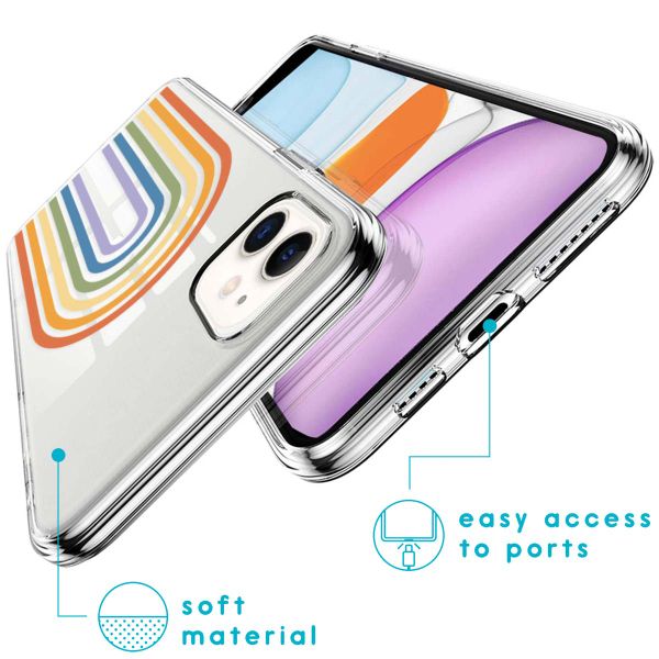 imoshion Coque Design iPhone 11 - Rainbow