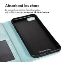 imoshion Étui de télephone portefeuille Design Apple iPhone SE (2022 / 2020) / 8 / 7 / 6(s) - Botanica