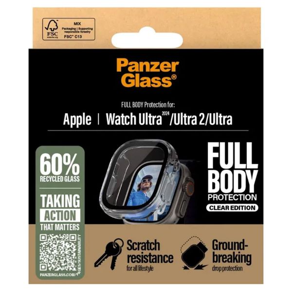 PanzerGlass Coque Full Body Apple Watch Ultra (2) - 49 mm - Transparent