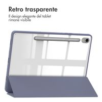 imoshion Coque tablette rigide Trifold Samsung Galaxy Tab S9 11.0 pouces - Violet