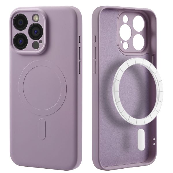 imoshion Coque Couleur avec MagSafe iPhone 15 Pro Max - Violet