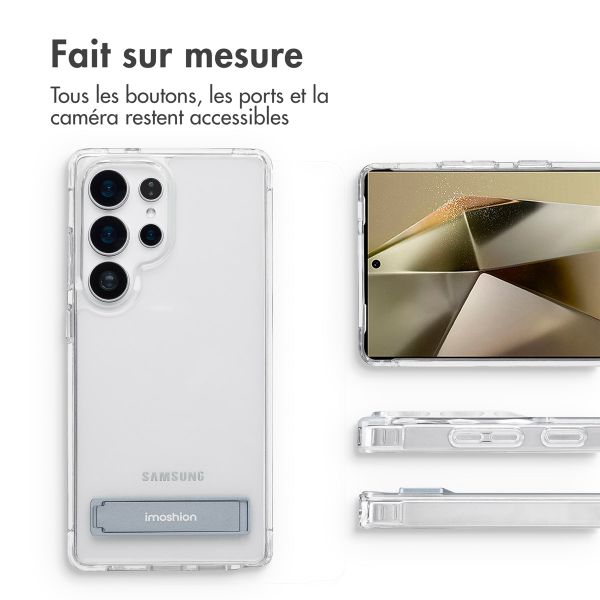 imoshion Coque Stand Samsung Galaxy S25 Ultra - Transparent