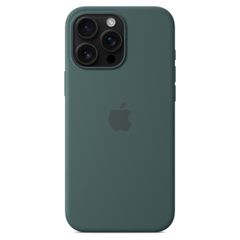 Apple Coque en silicone MagSafe Apple iPhone 16 Pro Max - Lake Green
