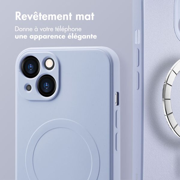 imoshion Coque Couleur avec MagSafe Apple iPhone 13 - Lila