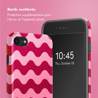 Selencia Coque arrière Vivid Tough iPhone SE (2022 / 2020) / 8 / 7 - Wave Vibes Lipstick