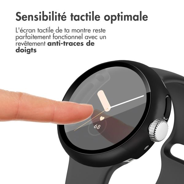 imoshion Coque rigide à couverture complète Google Pixel Watch 3 / 4 (45 mm) - Noir
