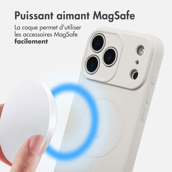 imoshion Coque Couleur avec MagSafe Apple iPhone 17 Pro Max - Beige