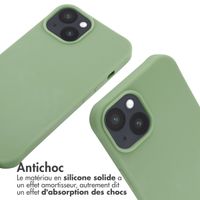 imoshion Coque en silicone avec cordon Apple iPhone 14 - Vert