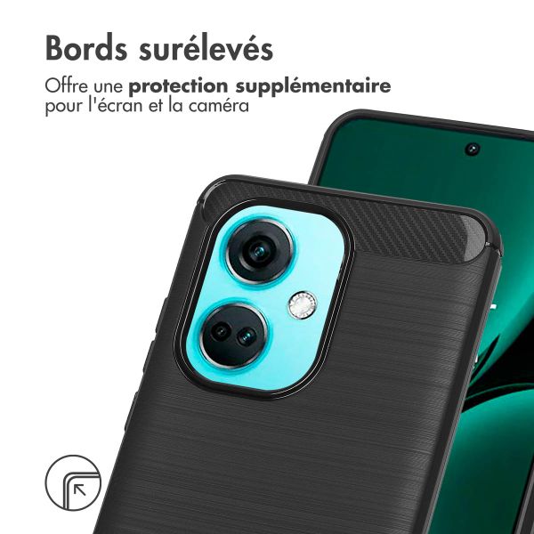 imoshion Coque Brushed OnePlus Nord CE 3 - Noir