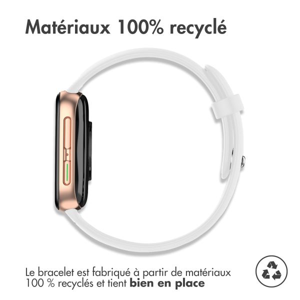 imoshion Bracelet sport en silicone Oppo Watch 46 mm - Blanc