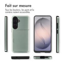 imoshion Coque arrière avec porte-cartes Samsung Galaxy S26 - Vert