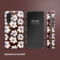 Selencia Coque arrière Vivid Samsung Galaxy A36 / A56 - Choco Flower Pop