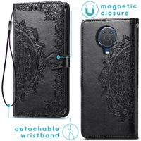 imoshion Etui de télephone Mandala Nokia G10 / G20 - Noir