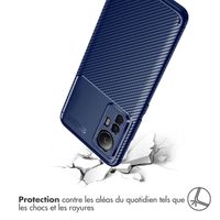 imoshion Coque silicone Carbon Xiaomi 12 / 12X - Bleu