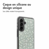 imoshion Coque Design Samsung Galaxy A17 - Smoke Green Flowers