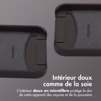 imoshion Coque arrière Color avec cordon amovible et MagSafe Apple iPhone 14 Pro Max - Black Coffee