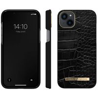 iDeal of Sweden Coque Atelier iPhone 14 Plus - Neo Noir Croco