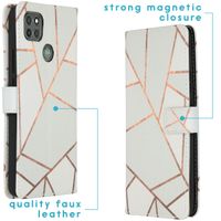 imoshion Coque silicone design Motorola Moto G9 Power - White Graphic