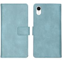 imoshion Étui de téléphone portefeuille Luxe iPhone Xr - Bleu clair