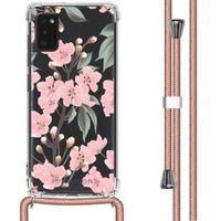 imoshion Coque Design avec cordon Samsung Galaxy A41 - Fleur - Cherry Blossom