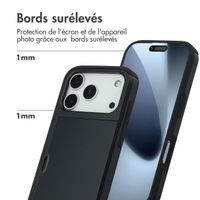 imoshion Coque arrière avec porte-cartes Apple iPhone 17 Pro - Noir
