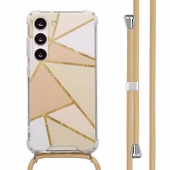 imoshion Coque Design avec cordon Samsung Galaxy S23 - Beige Graphic