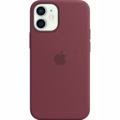 Apple Coque en silicone MagSafe Apple iPhone 12 Mini - Plum