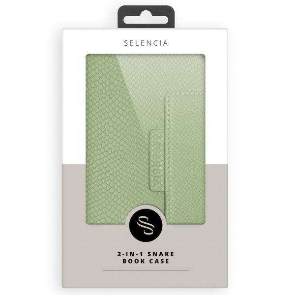 Selencia Etui portefeuille serpent amovible 2-en-1 iPhone 12 (Pro)