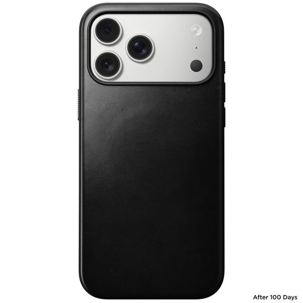 Nomad Coque Modern Horween Leather Apple iPhone 17 Pro Max - Noir