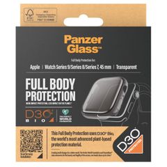 PanzerGlass Coque Full Body Apple Watch Series 9 - 45 mm - Transparent