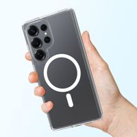 Accezz Coque arrière Xtreme Impact avec MagSafe Samsung Galaxy S25 Ultra - Transparent