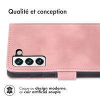 imoshion Etui de télephone portefeuille avec cordon Samsung Galaxy S21 FE - Rose