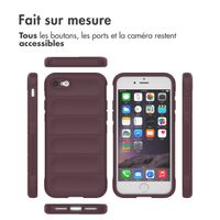 imoshion Coque arrière EasyGrip iPhone SE (2022 / 2020) / 8 / 7 - Aubergine